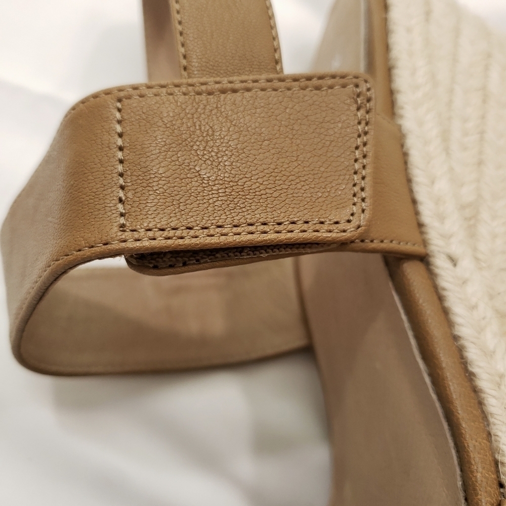 Eileen Fisher velcro strap platform espadrilles size 10 - Picture 9 of 9